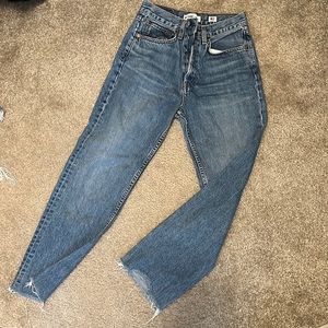 Re/Done Originals Straight Leg Denim